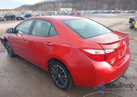 2016 Toyota Corolla S Plus из США, поврежденный, VIN 5YFBURHE8GP407047